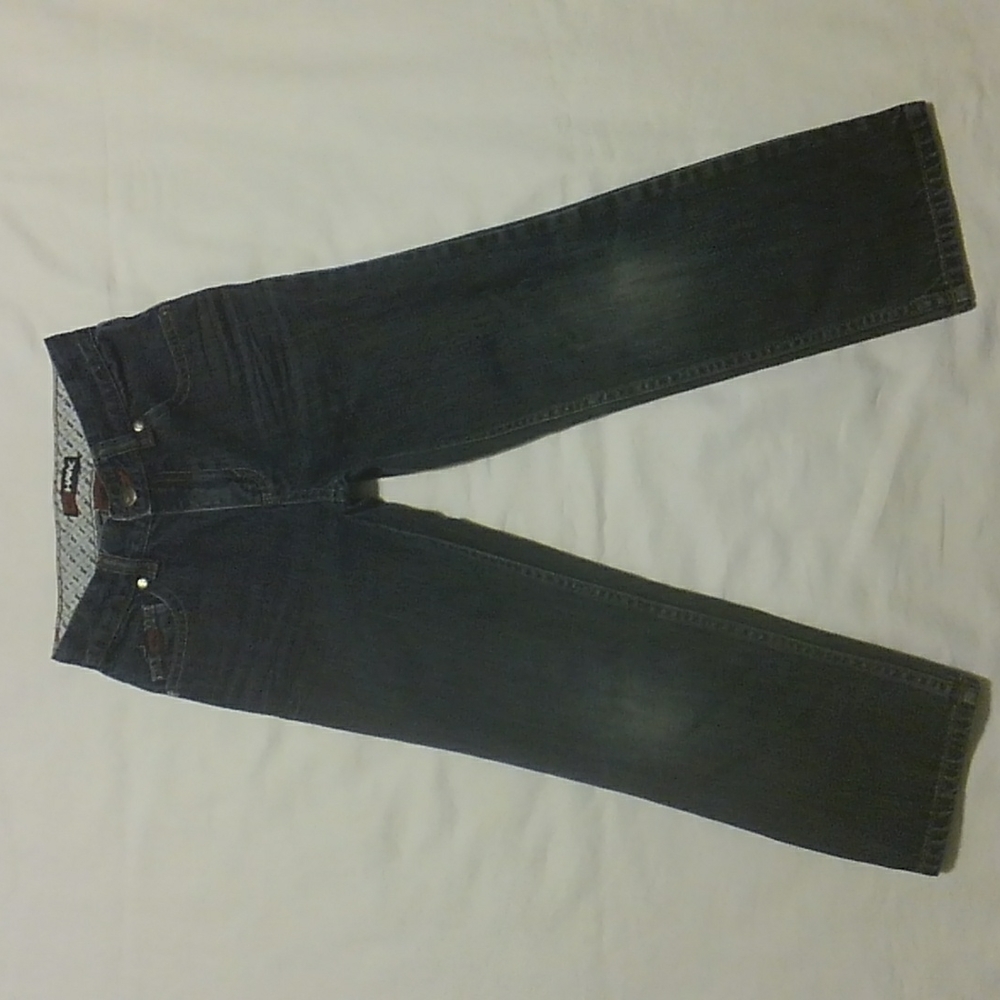 Boys Tony Hawk Denim Blue Jeans Adjustable Waist Sz 7